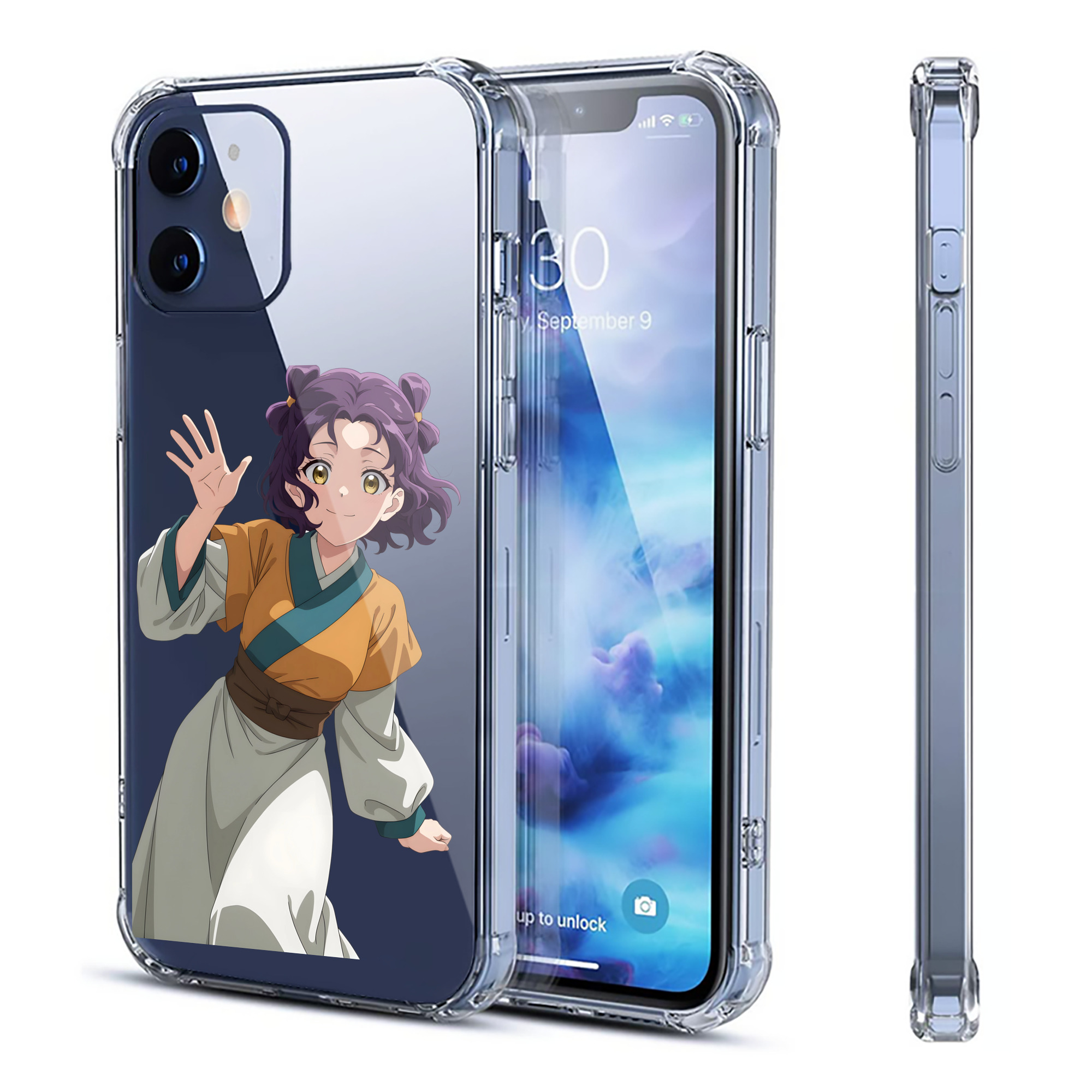 （画像用） 薬屋のひとりごと The Apothecary Diaries 【iPhone 12シリーズ対応】透明スマホケース（クリアソフトケース）